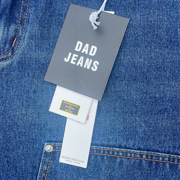 Monkey Ride Jeans NWT! High-Rise Carpenter Dad Jeans - Picture 6 of 14